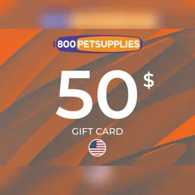 1-800-PetSupplies.com Gavekort 50 USD