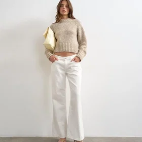 TOPSHOP Tsfiona Knitted Boxy Sweatshirt (Dame)