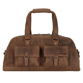 Greenland Nature Montenegro Weekender Bag (Leather, 60 cm, Brown)