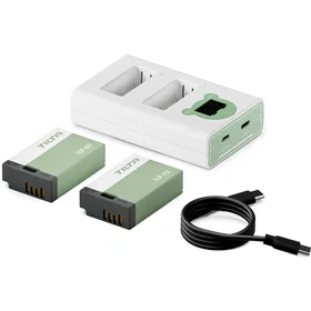 2-Power Laddare & Digitalkamera Batteri Kit Canon (LP-E17)
