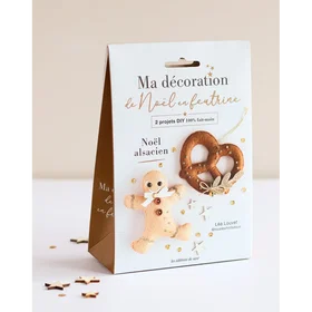 Les Editions de Saxe Duo Noël alsacien Kit de décoration en feutrine
