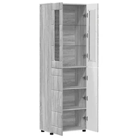 vidaXL 3397920 Högskåp Förvaringsskåp 4 Dörr 6 Hylla 60x35x182cm