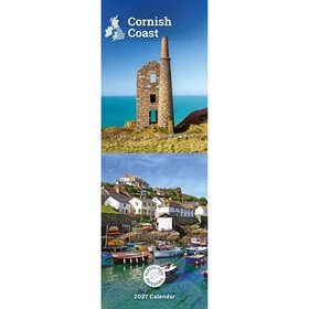CoastLine Cornish Coast Slim Calendar 2027