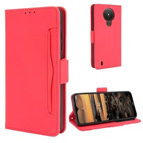 Modern-styled Läder Plånbokfodral för Nokia 1.4