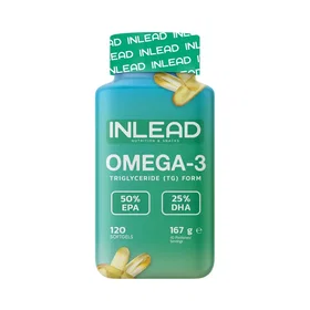 Inlead Omega-3 Triglyceride Form 1000mg 120 mjuka kapslar