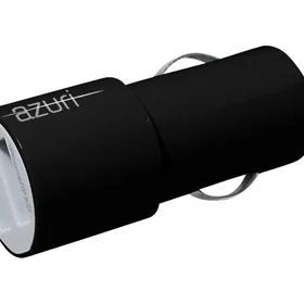Azuri AZPCHEAD2USBDUOBLK Car Charger 2 USB Ports Cigar Lighter