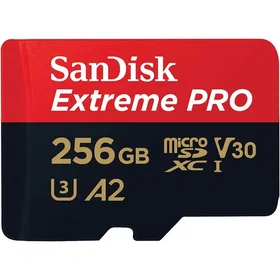 SanDisk Extreme Pro microSDXC V30 UHS-I U3 A2 200/140MB/s 256GB