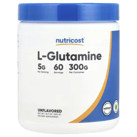 Nutricost L-Glutamine 300g Powder