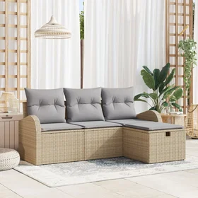 vidaXL Hage Sofasett med Pute 4 Deler 3360381
