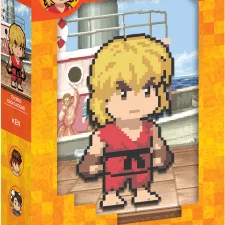 FiGGYZ Samlarfigur Street Fighter Ken 11cm