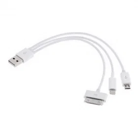 Techoland 5207011001551 Micro Usb to Apple Lightning to Apple 30pin