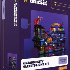 Ninjagoes Light My Bricks NINJAGO City Markets 71799 Light Kit
