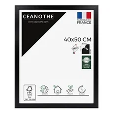Ceanothe Cadre photo ETERNEL Noir 40x50 cm