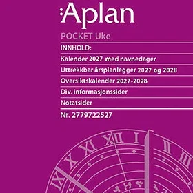 Aplan Pocket Ukeblader 2027