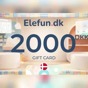 Elefun.dk Gift Card 2000 DKK