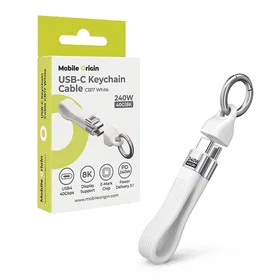Mobile Origin MO-UK-CB17-WHT USB-C til USB-C 40Gbps 8K