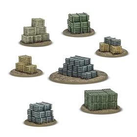 Bolt Action Objective Marker Set Crates (resin) 7