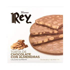 Turrones Rey Torta Imperial Chokladnougat med Mandlar 200g