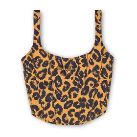 Grimey Westbound Leopard Print Topp (Dam)