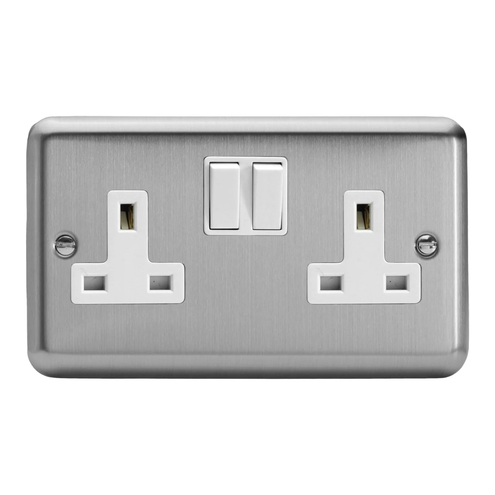 Varilight XS5W Double Switch Socket 13A Grounded XS5W