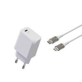 Green_e GR3400 1 USB-C et Câble Lightning Power Delivery 3.0 Chargeur 20W