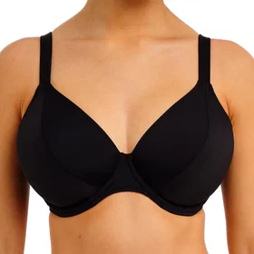 Freya Jewel Cove Black Uw Non Padded Plunge Tankini Svart Kvinna