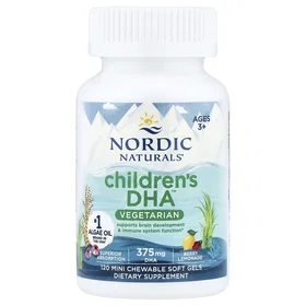Nordic Naturals DHA Brain Support 375mg 120 Gummies