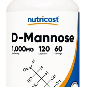 Nutricost D-Mannose 1000mg 120 Capsules