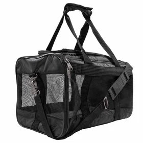 Sherpa Deluxe Husdyrsbur Sort Stor 48x30x29cm