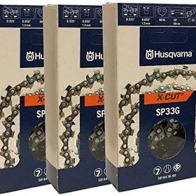 Husqvarna X-Cut 581643680 Chaîne de Tronçonneuse .325" 1.3mm 80DL 3-Pack