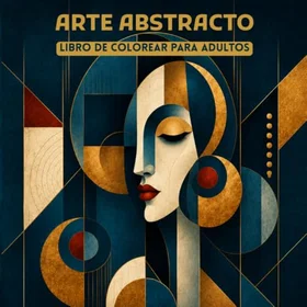 Arte Abstracto Färgläggningsbok För Vuxna
