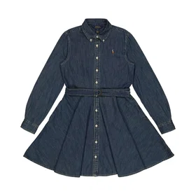 Ralph Lauren Bomullsdenim Skjortklänning