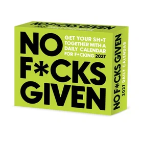 Swear No F*cks Given Skrivebordskalender 2027