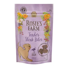 Rosie's Farm Tender Steak Bites Snacks And 70g