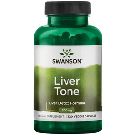Swanson Liver Tone Formule Détox Hépatique 300mg 120 Gélules