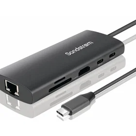 Sandstrøm 9-Port USB-C Hub (SMHBCPD25)