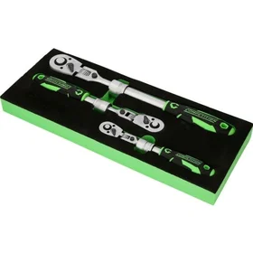 KS Tools 512.0103 Ratchet & Socket Set 3pcs