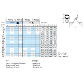 Fuji Fishing Rod Guide T2-kwsg 20S Grey