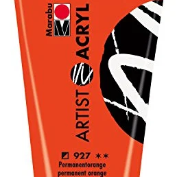 Marabu Acrylic Paint Orange 75ml