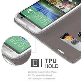 Cadorabo Wallet Case with Kickstand and Card Slot for HTC One M8