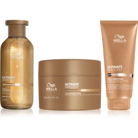 Wella Professionals Ultimate Smooth Shampoo & Conditioner Sæt til Kvinder (3st.)