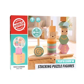 HEROS Play & Learn Stacking Puzzle Figures