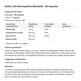 Doctor Homocysteine Modulator 90 Capsules