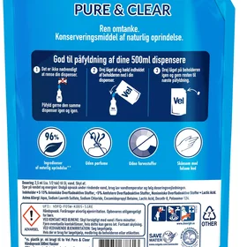 FilVel Pure & Clear Opvaskemiddel Perfume Free 900ml