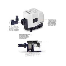 Attwood Sahara Mk2 1200 Bilge Pump 24v