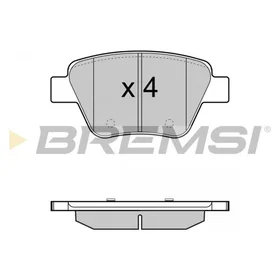 Bremsi Skivebremseklossesett BP3429