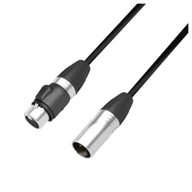 Adam Hall K4DHM0020IP65 5-Pin XLR (F) to 3 Pin XLR (M) Adapter DMX Cable 20cm