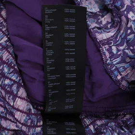 Maje Dahlia Tryckt Viscose Lång Klänning