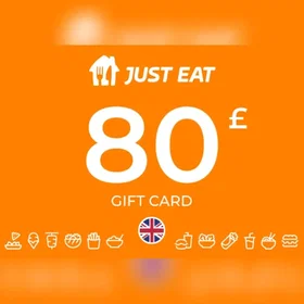Just Eat Presentkort 80 GBP