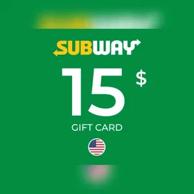Subway Gavekort 15 USD